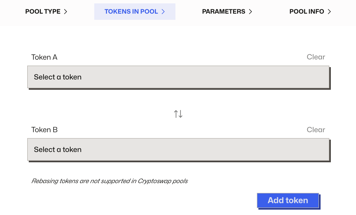 Tokens in Pool